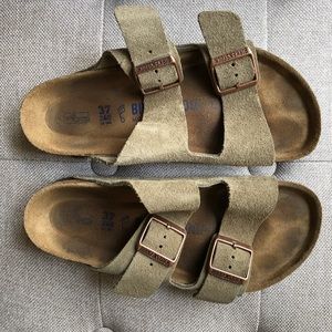 Taupe Arizona Birkenstock Sandals